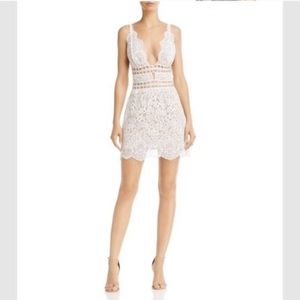 For Love and Lemons Mon Cheri Dress white